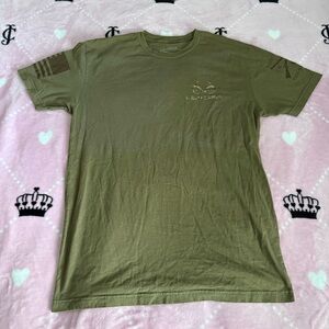 Realtree Camo Logo Olive Green Graphic T-Shirt